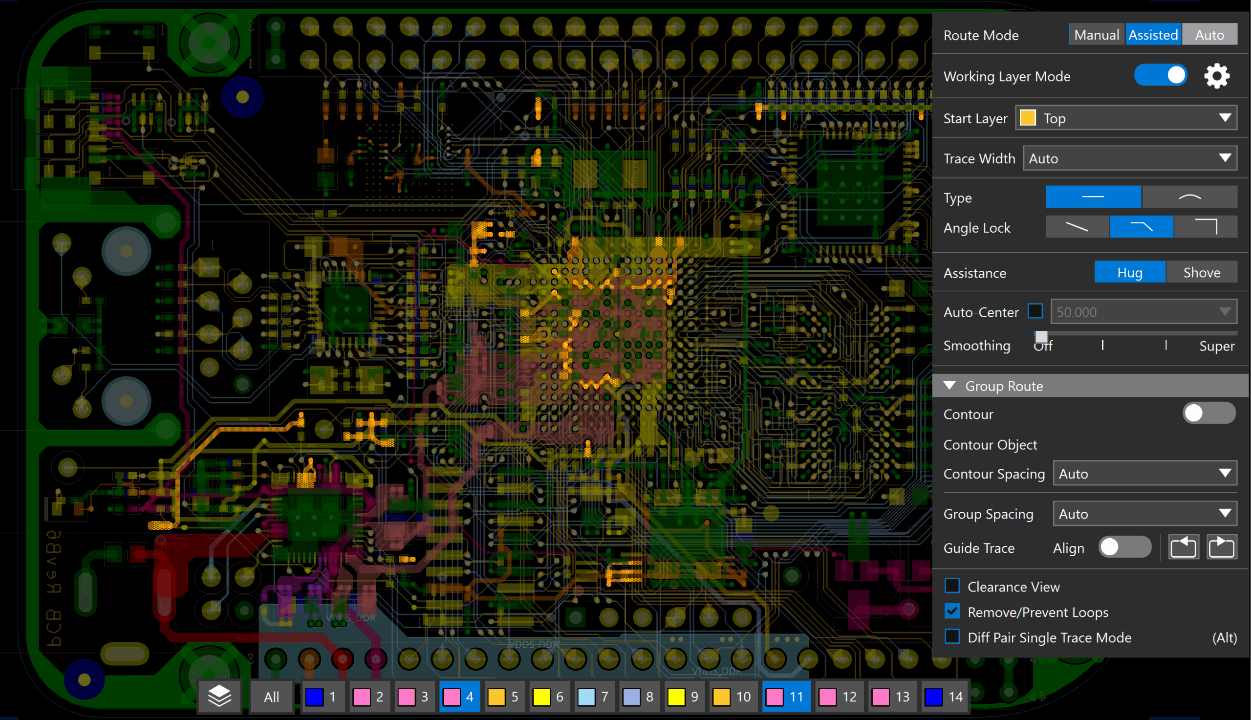OrCAD X Layout screenshot